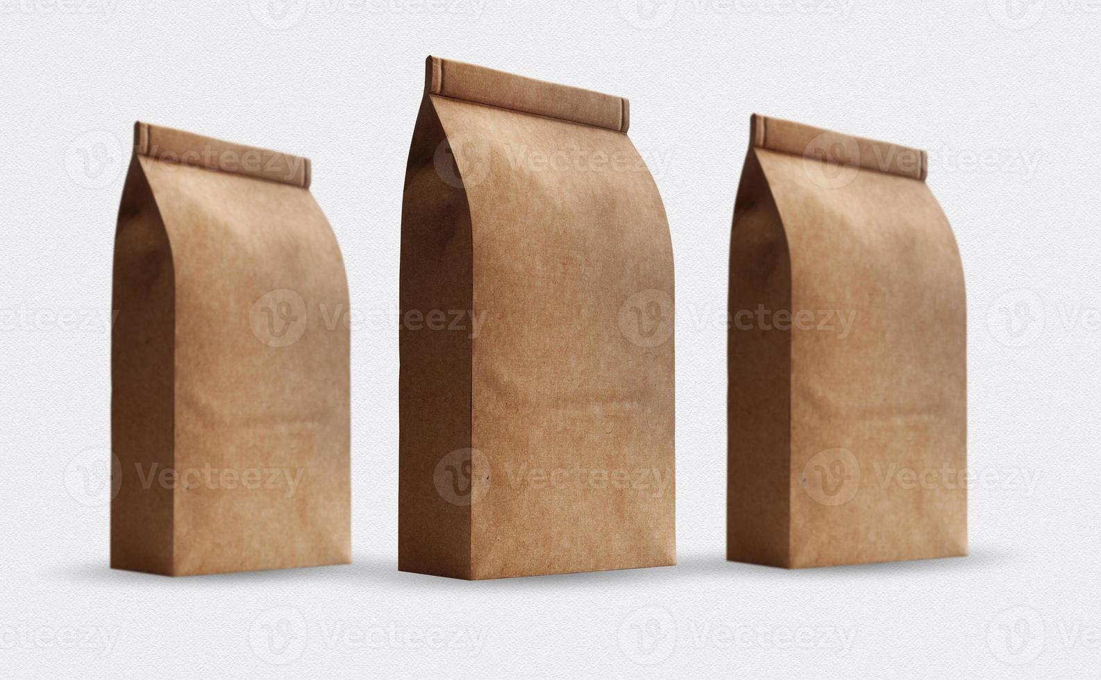 Paper Coffee Bag Mockup Design photo