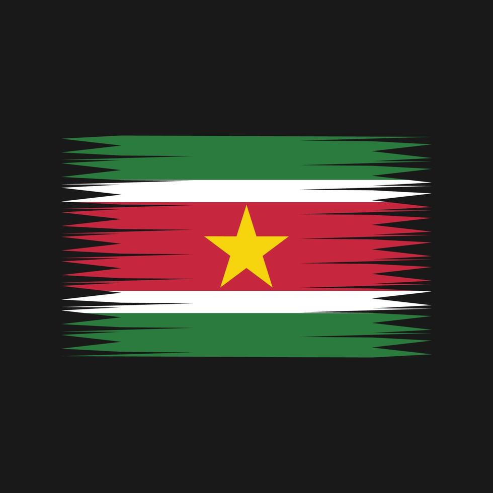 Suriname Flag Vector. National Flag vector