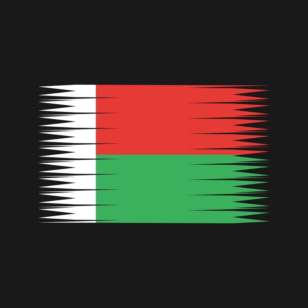 Madagascar Flag Vector. National Flag vector