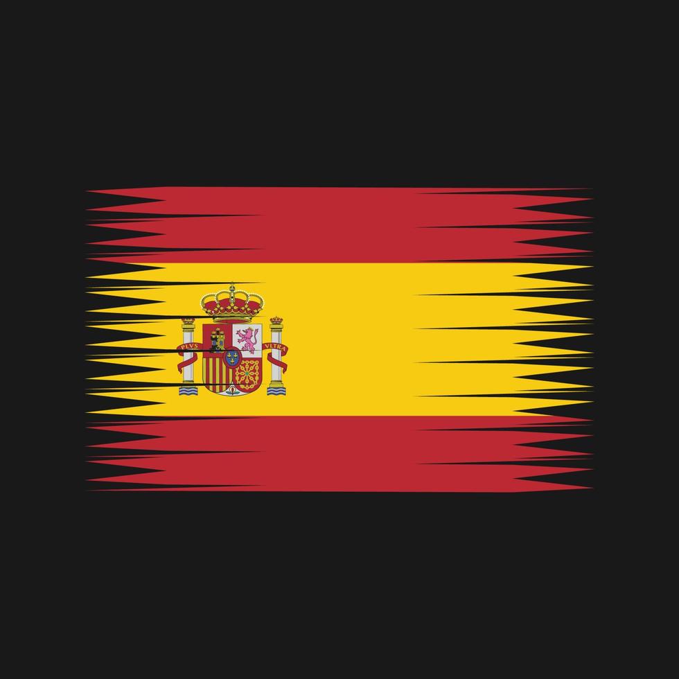 vector de la bandera de españa. bandera nacional