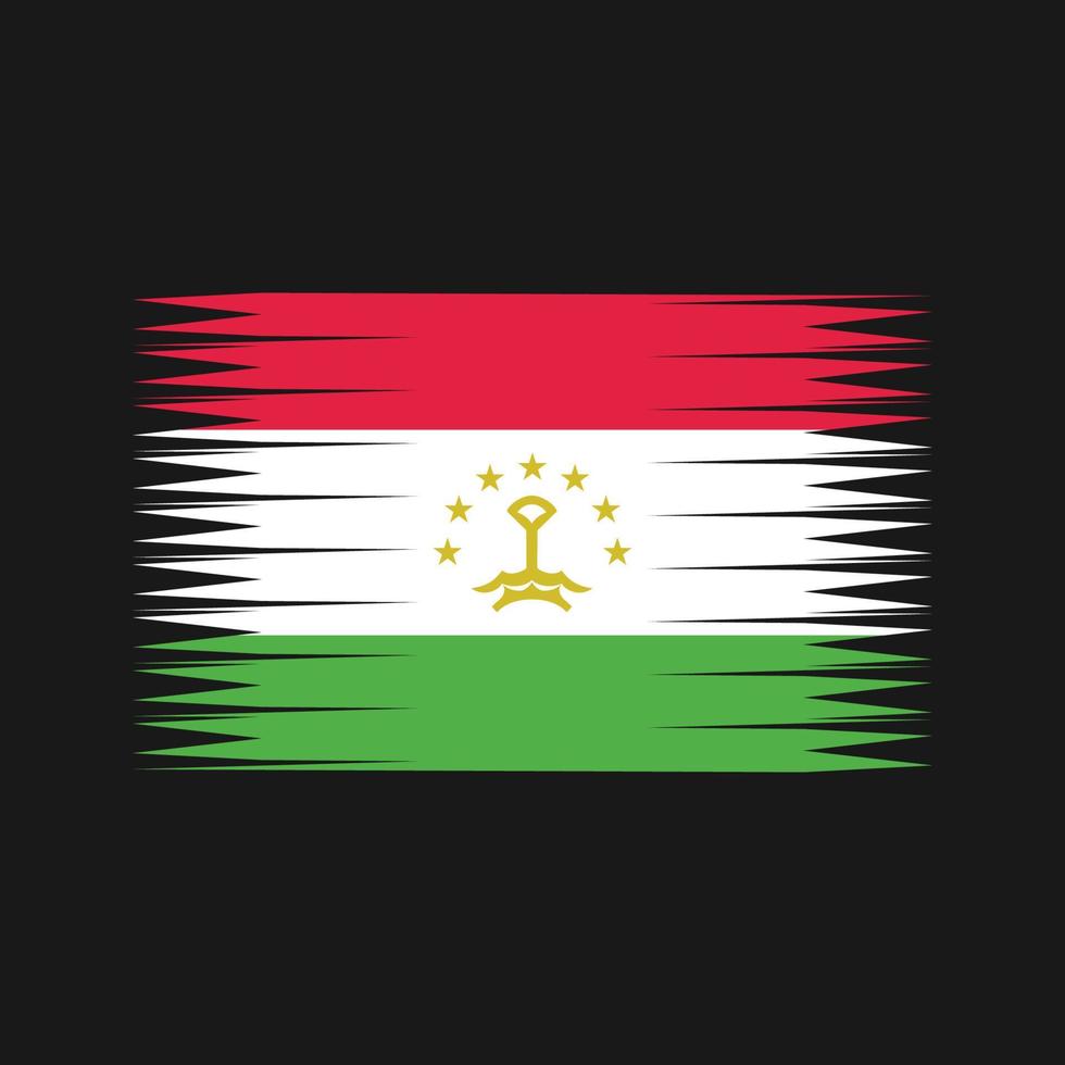 Tajikistan Flag Vector. National Flag vector