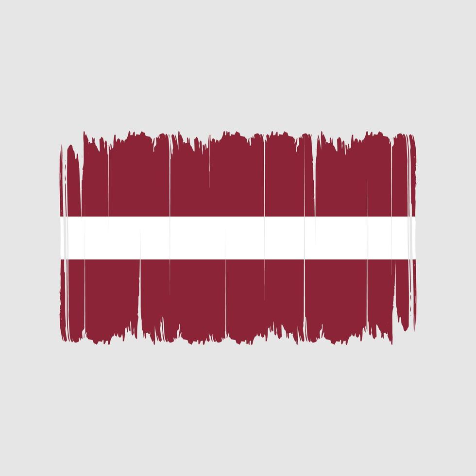 Latvia Flag Brush Strokes. National Flag vector