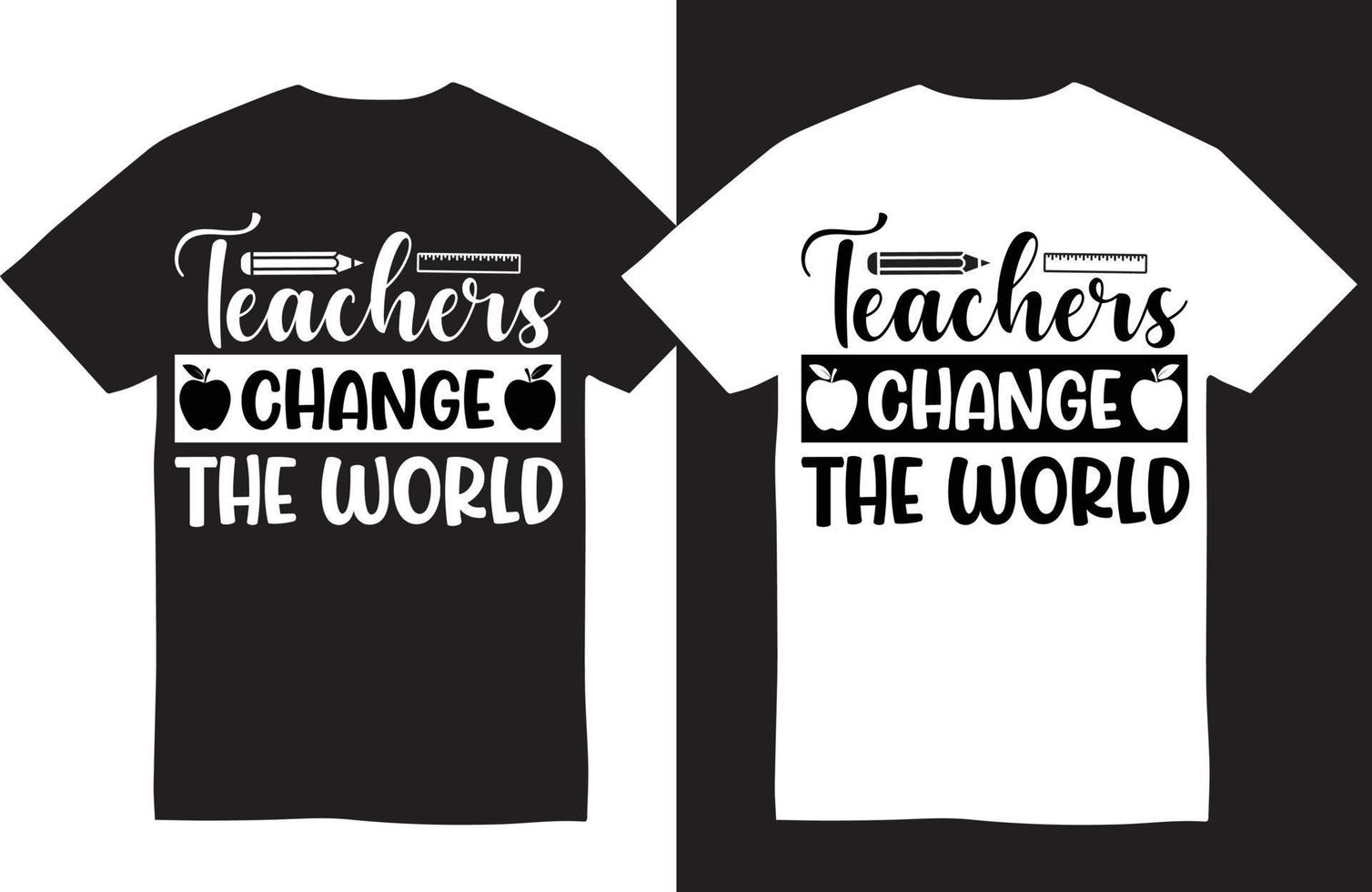 Teacher T Shirt Design vector