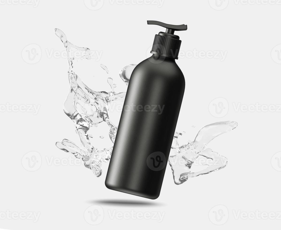 Pump gel Bottle Mockup design photo