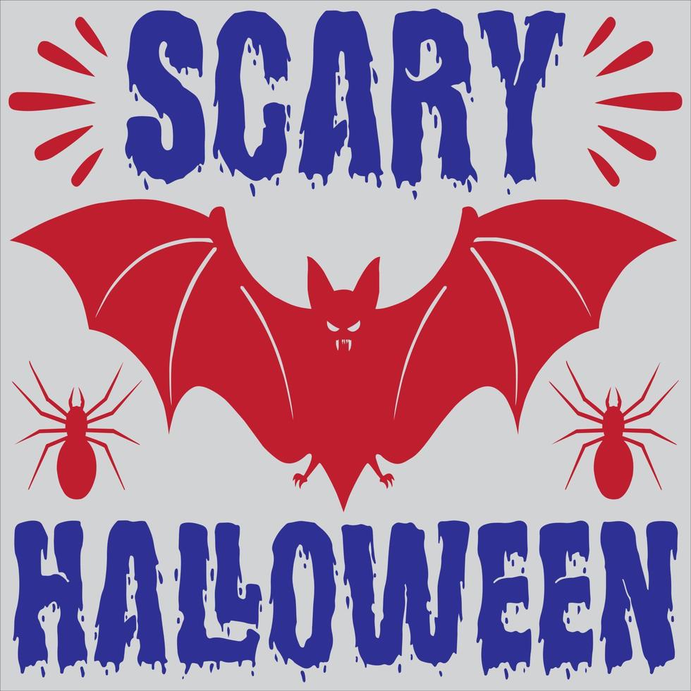Halloween de miedo. archivo vectorial vector