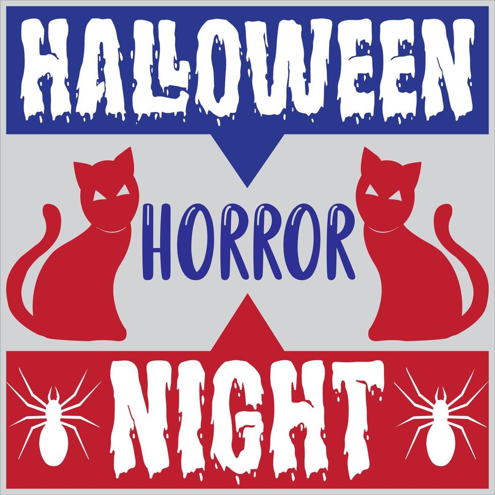 Halloween horror night vector