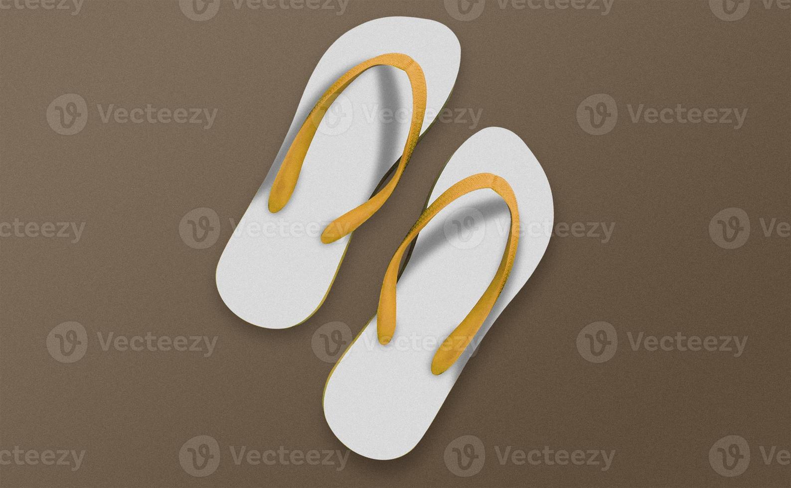 Slippers Mockup Design photo