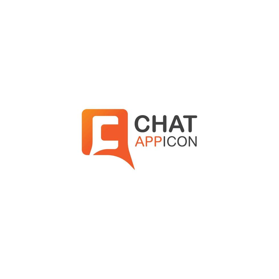 chat app icon free download vector