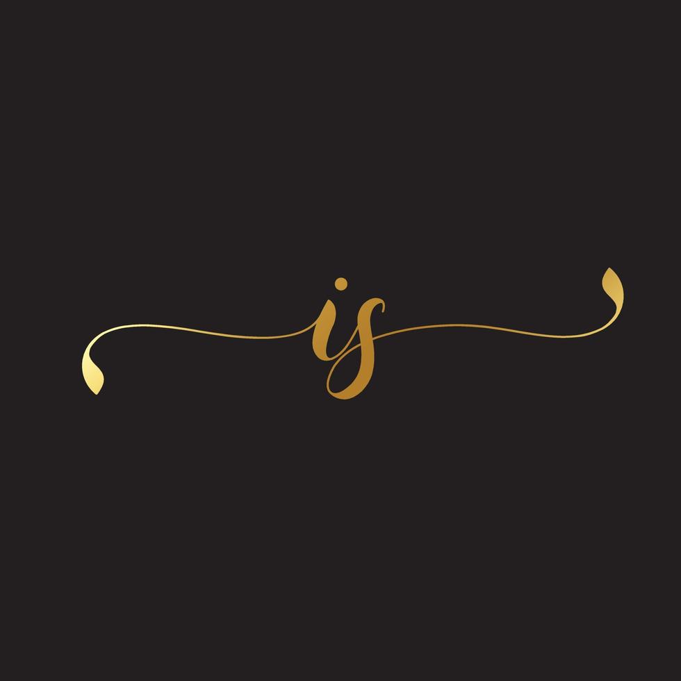 is luxury initial logo free download vector