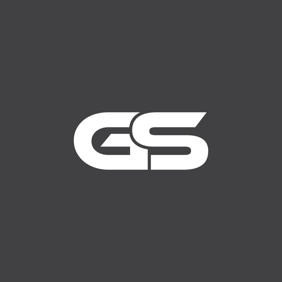 GS initial modern design free download vector