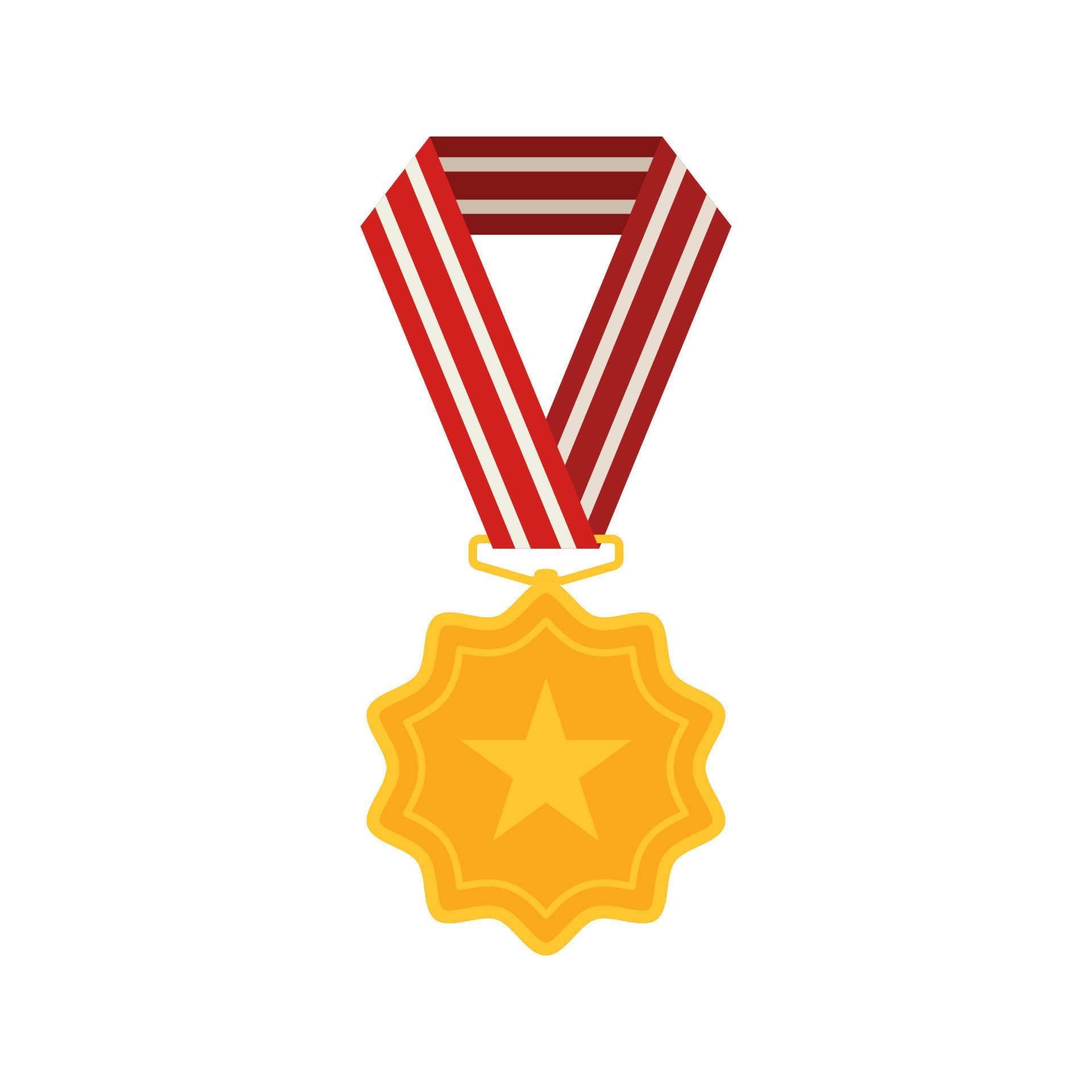 Medal isolated on white background 11083155 Vector Art at Vecteezy