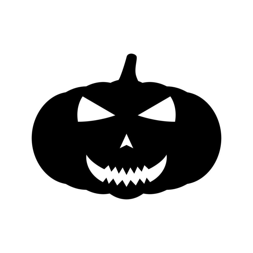 Halloween Pumpkin isolated on white background vector