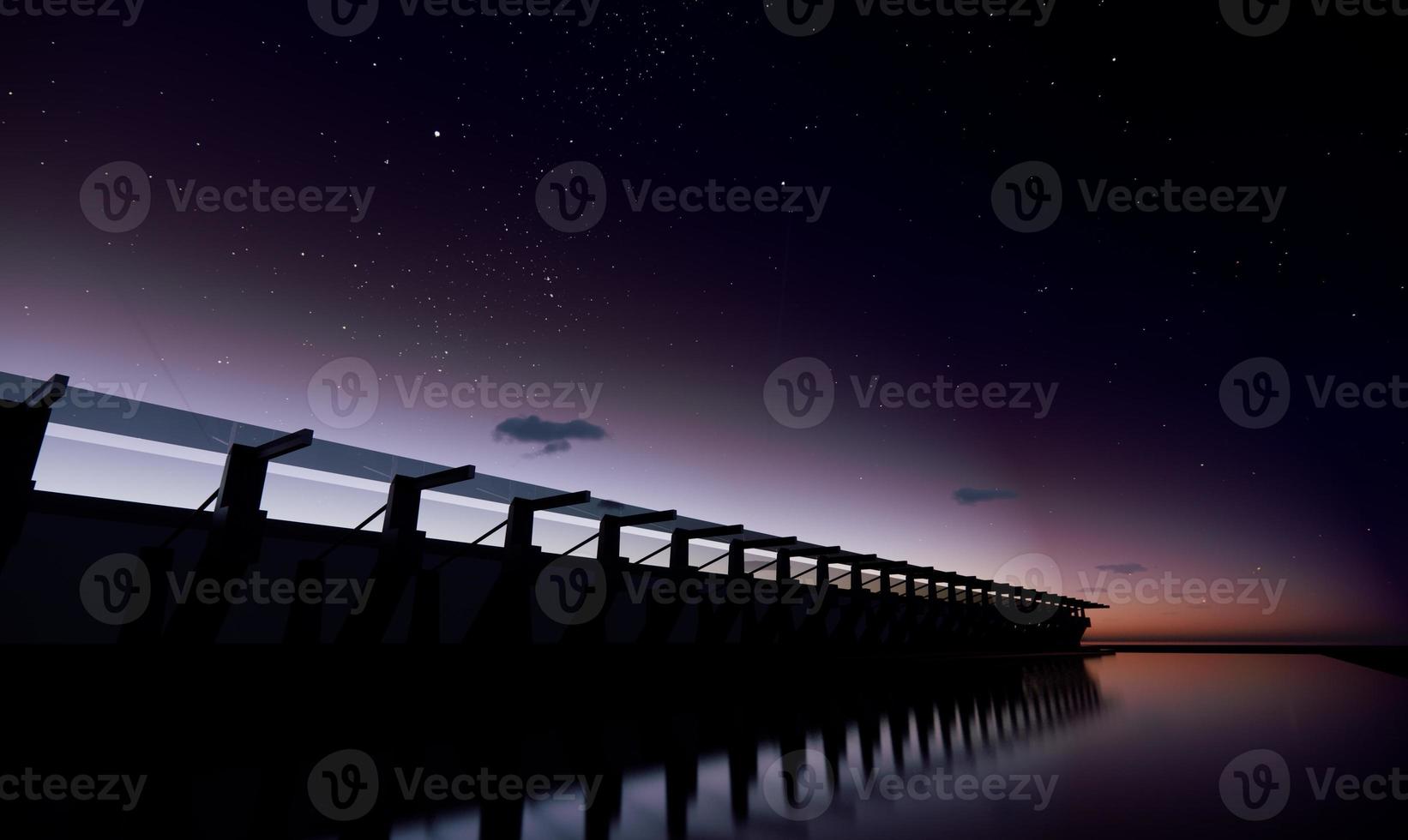 night background with star in the sky photo