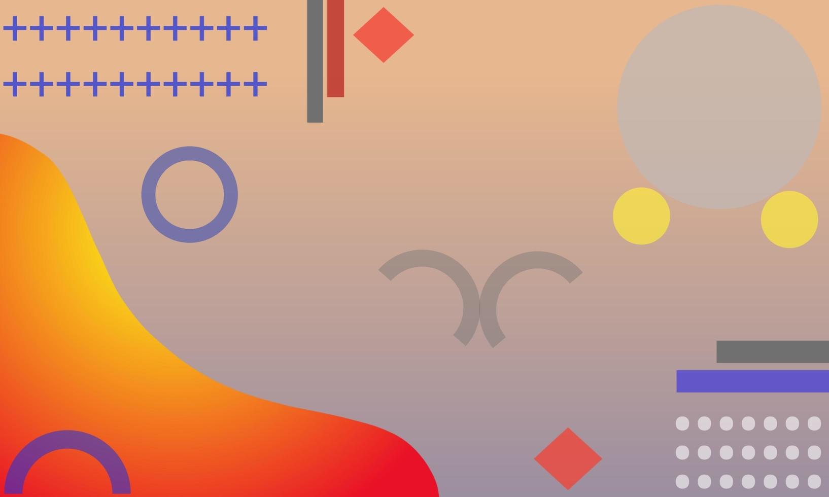 gradient abstract background with colorful graphic icons for templates and presentations photo