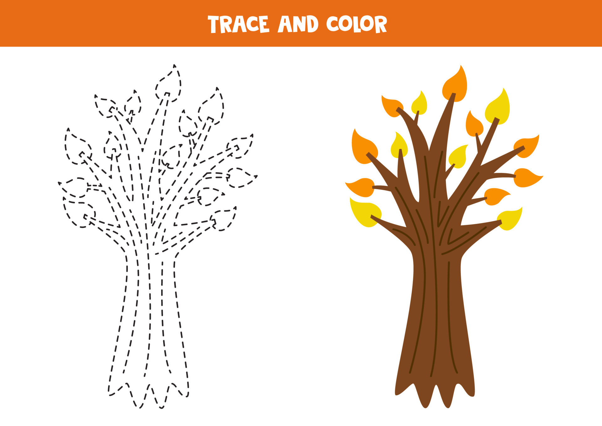 trace-and-color-cute-hand-drawn-autumn-tree-worksheet-for-children