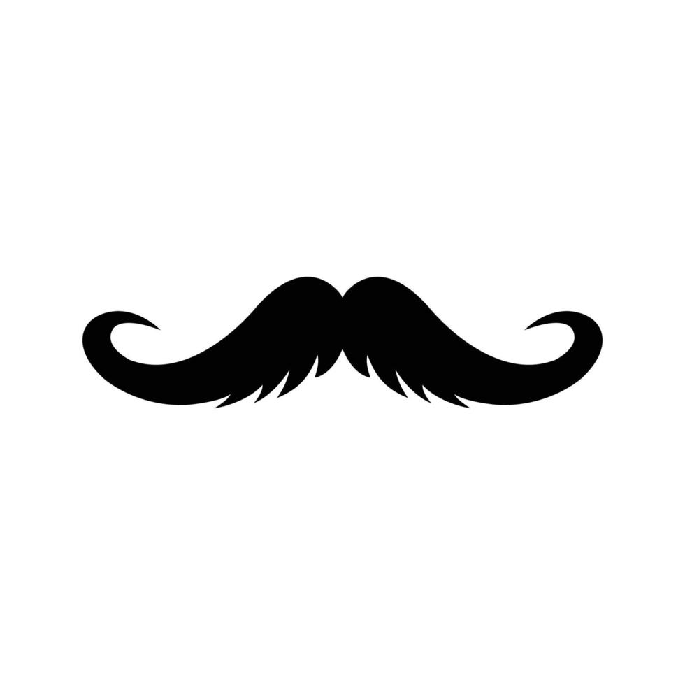 mustache icon vector design template