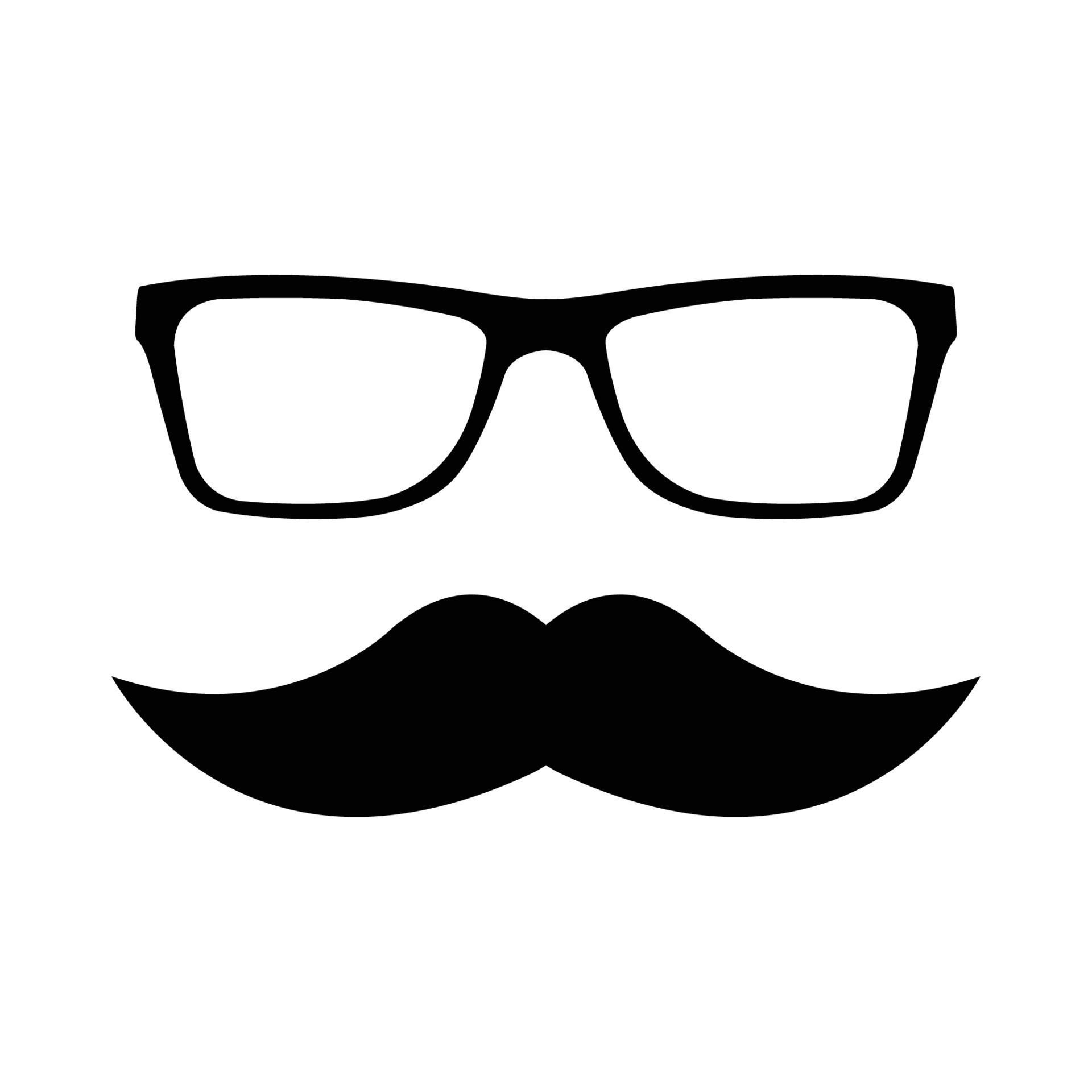 mustache icon vector design template 11083911 Vector Art at Vecteezy