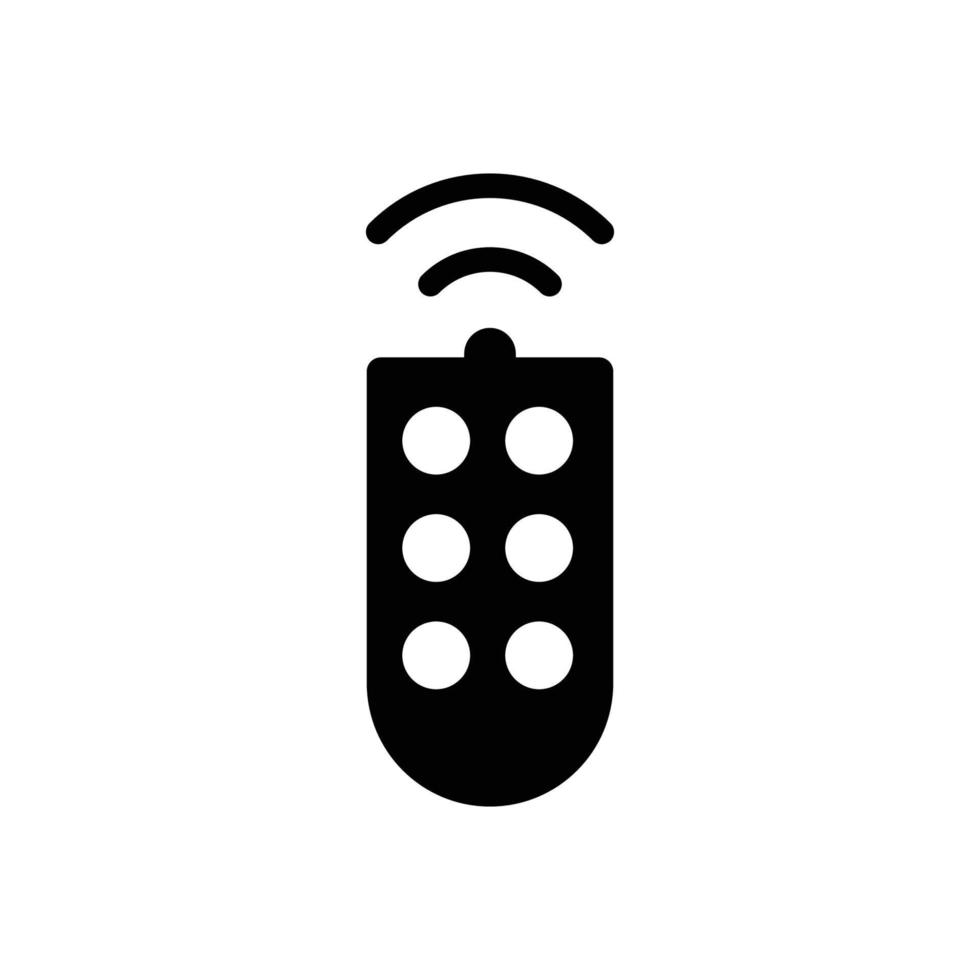 remote control icon vector design template