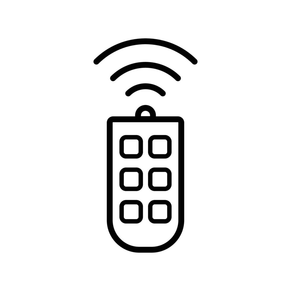 remote control icon vector design template