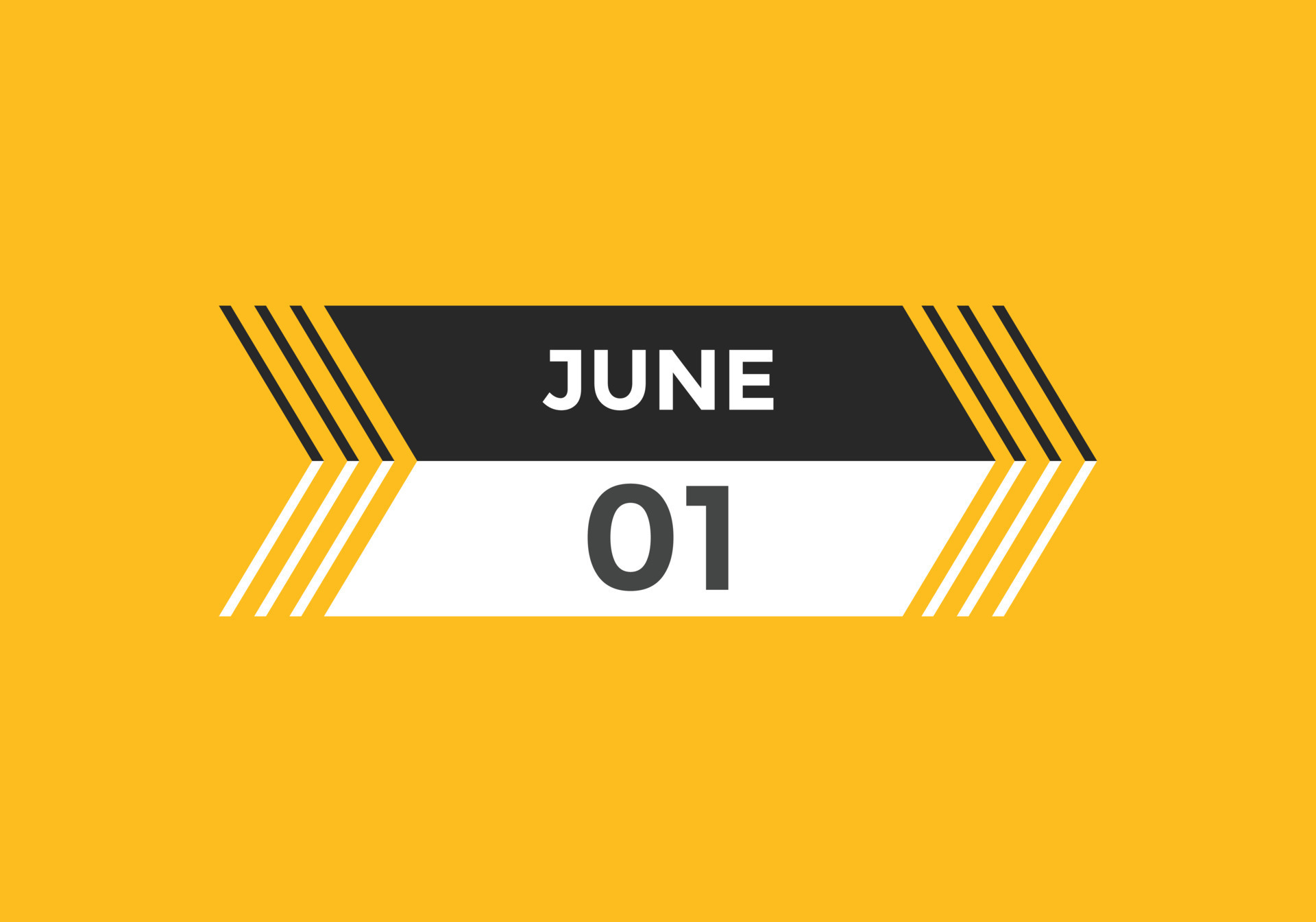 June 1 Calendar Reminder 1st June Daily Calendar Icon Template June 1 Calendar Reminder 1st June Daily Calendar Icon Template