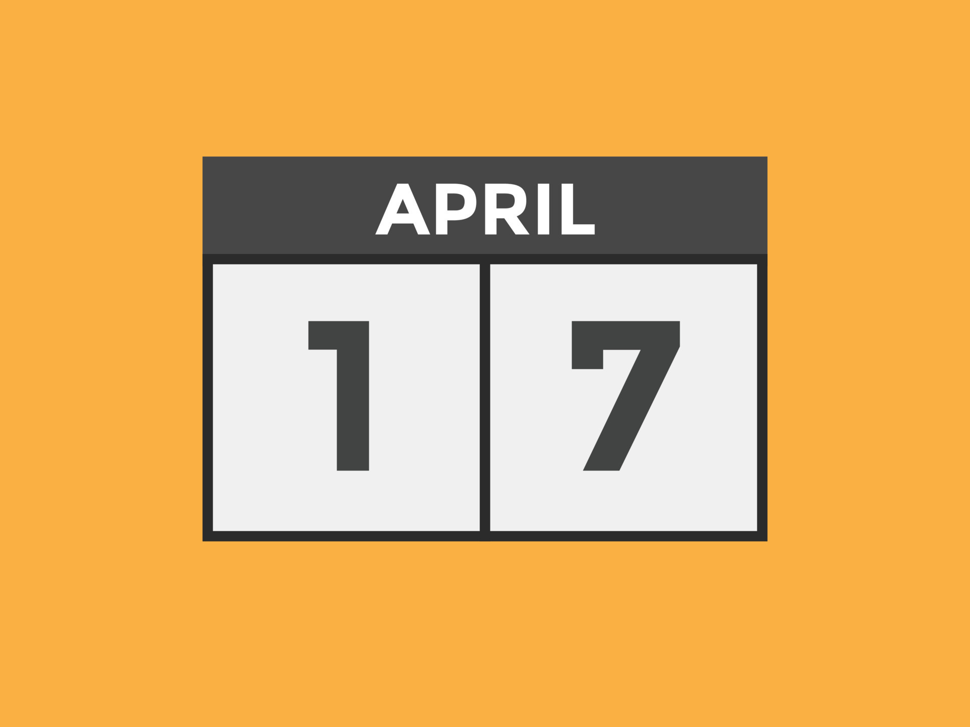 april 17 calendar reminder 17th april daily calendar icon template april 17 calendar reminder 17th april daily calendar icon template