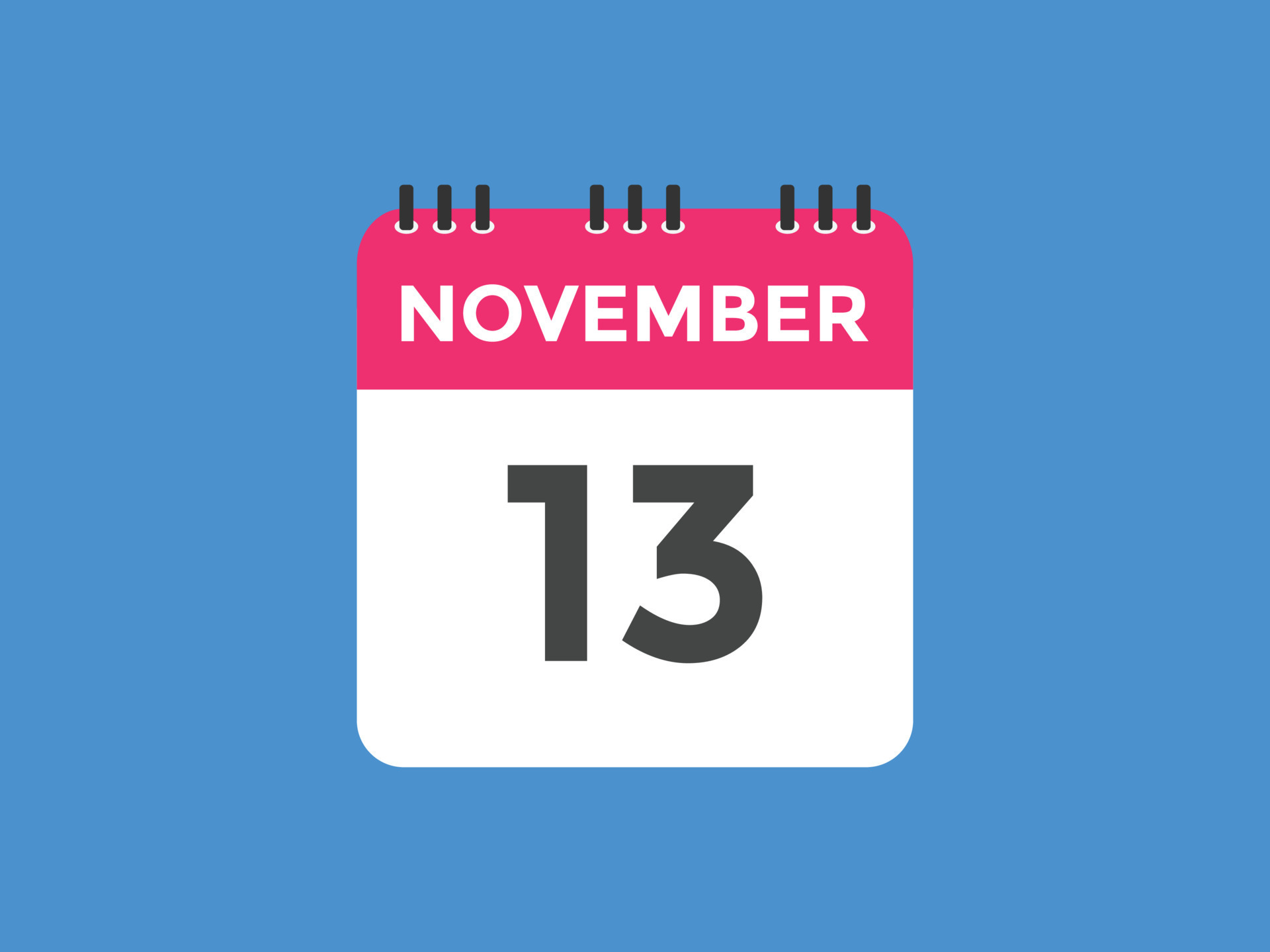 november 13 calendar reminder 13th november daily calendar icon november 13 calendar reminder 13th november daily calendar icon