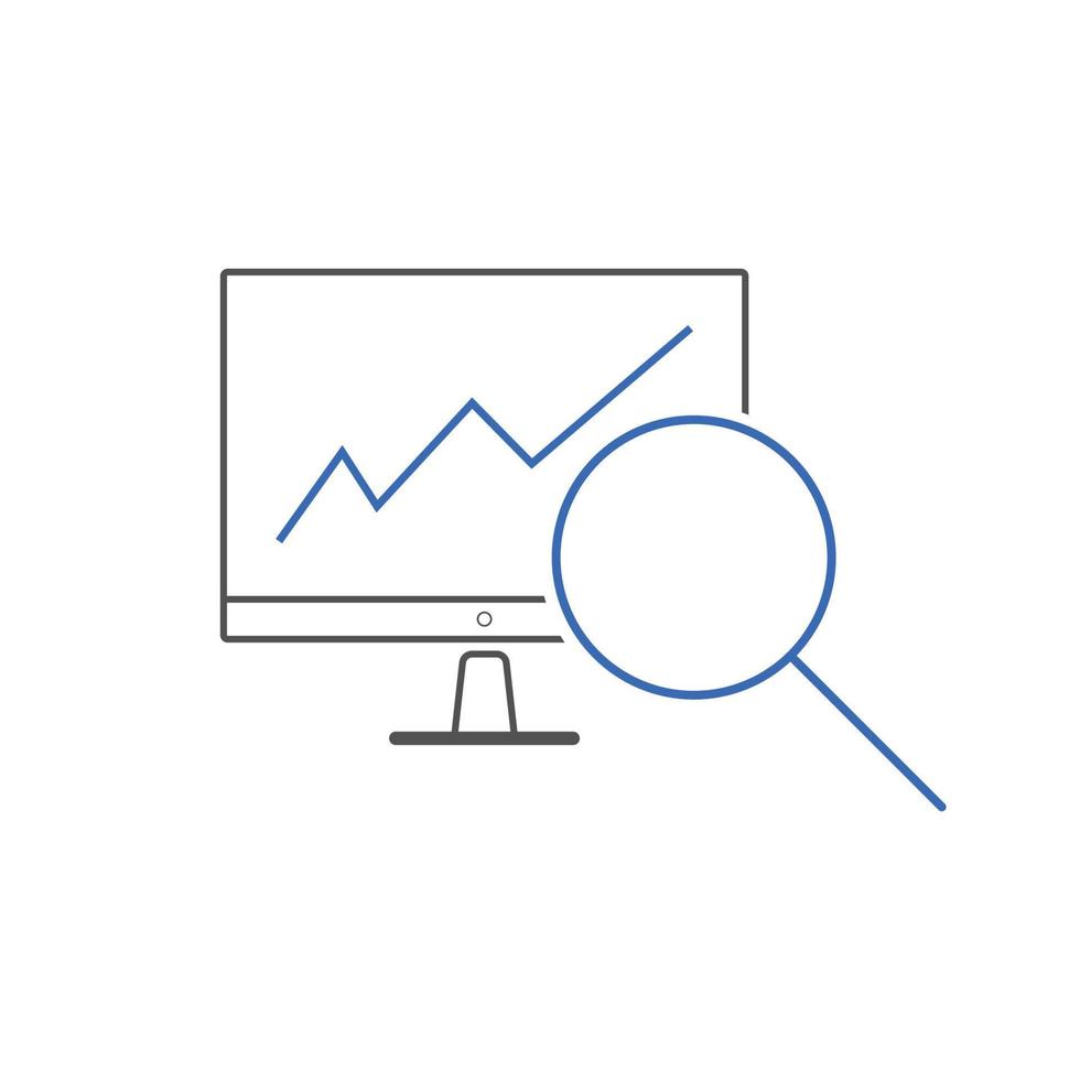 SEO Monitoring icon Vector illustration. digital marketing element. concept for SEO and Website.