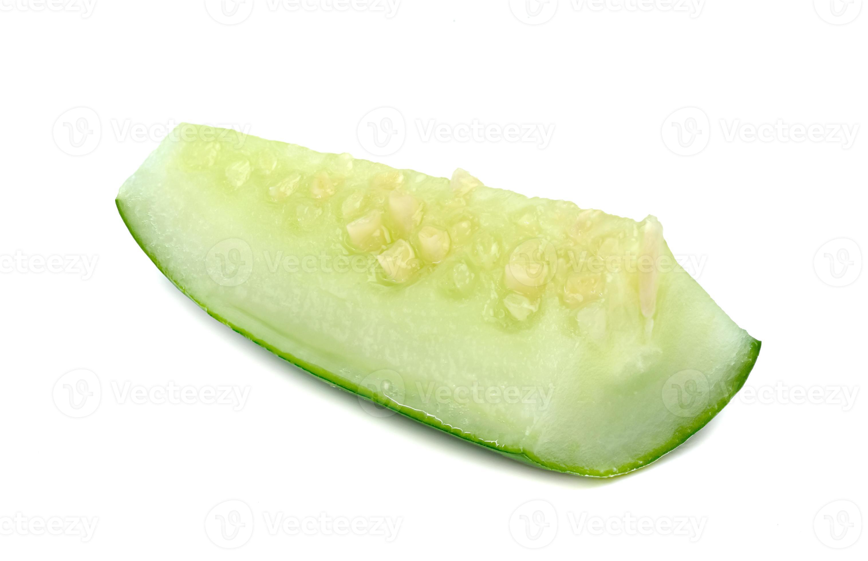 Fresh japanese cucumber sliced isolated on white background 11084966