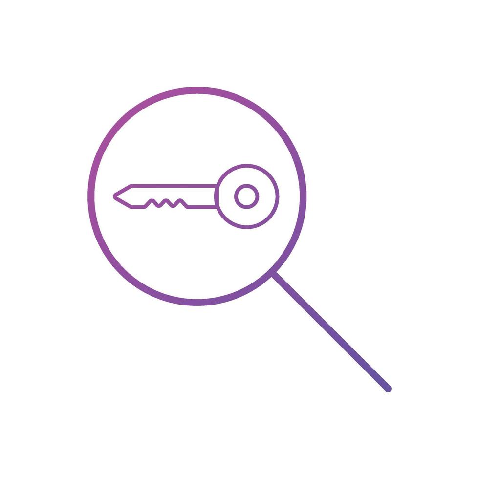 keyword research icon vector illustrations. Used for SEO or websites