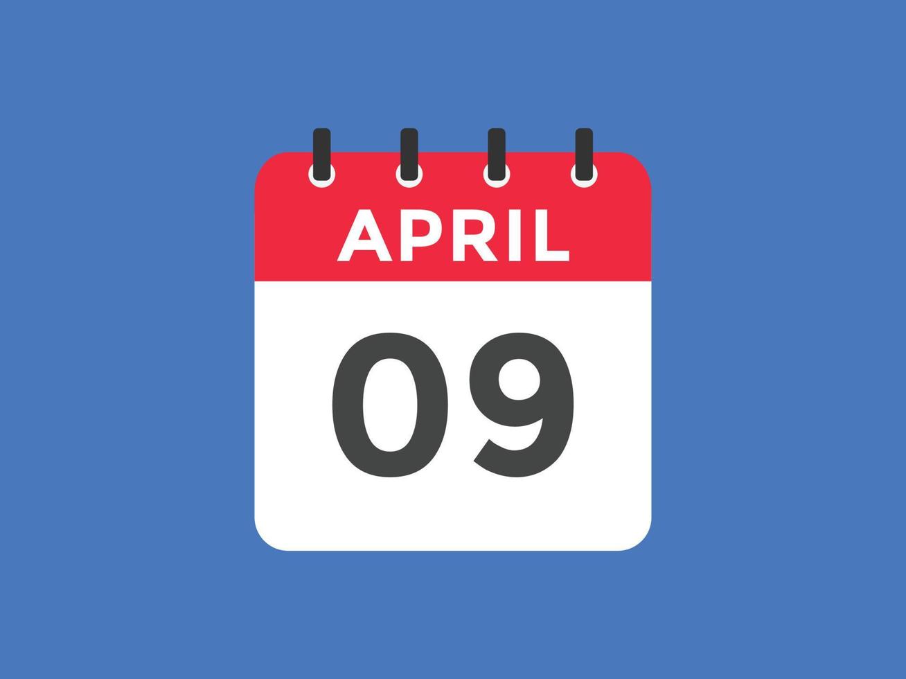 april 9 calendar reminder 9th april daily calendar icon template Calendar 9th april icon april 9 calendar reminder 9th april daily calendar icon template Calendar 9th april icon