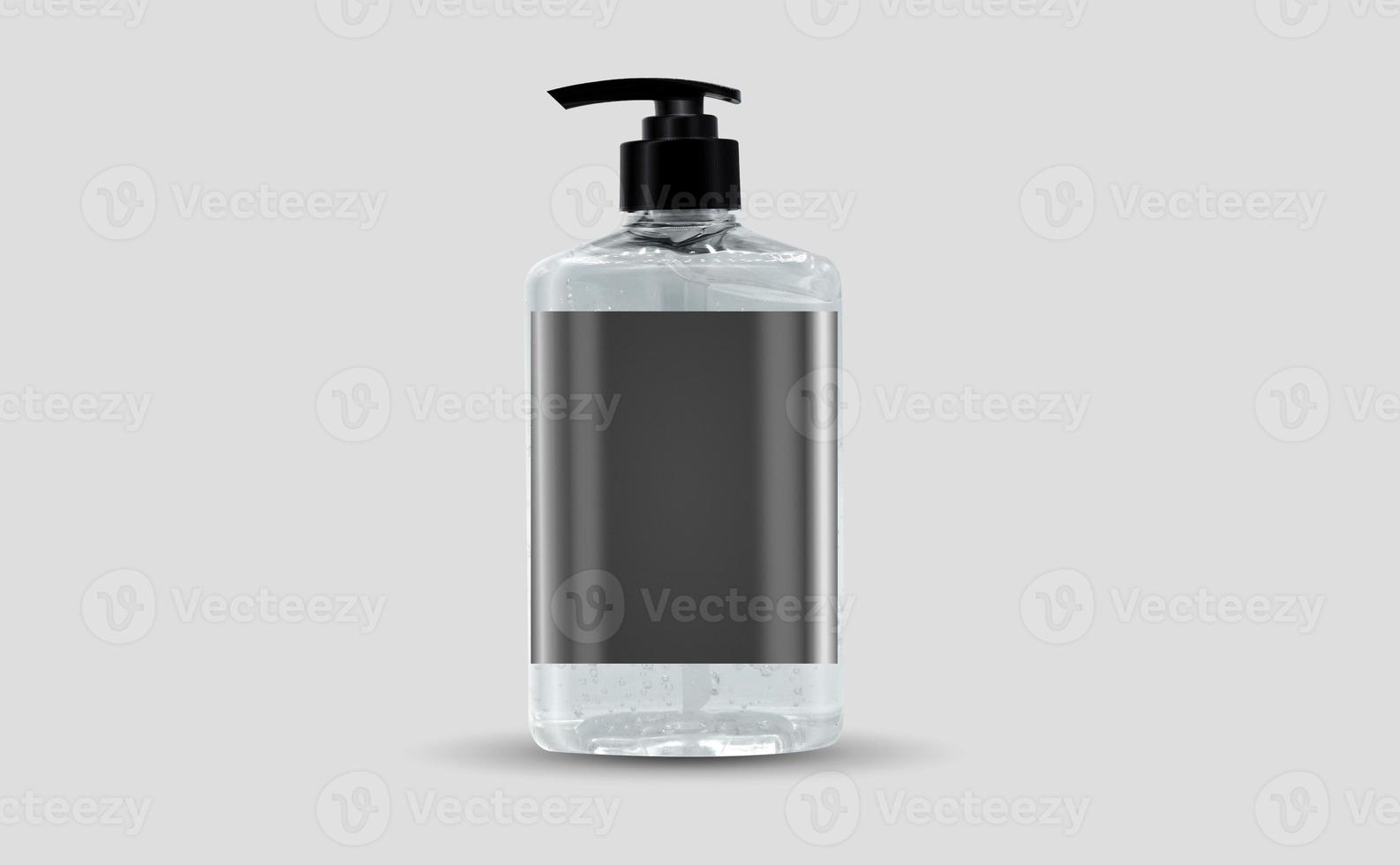 Pump Gel Bottle Mockup Design photo