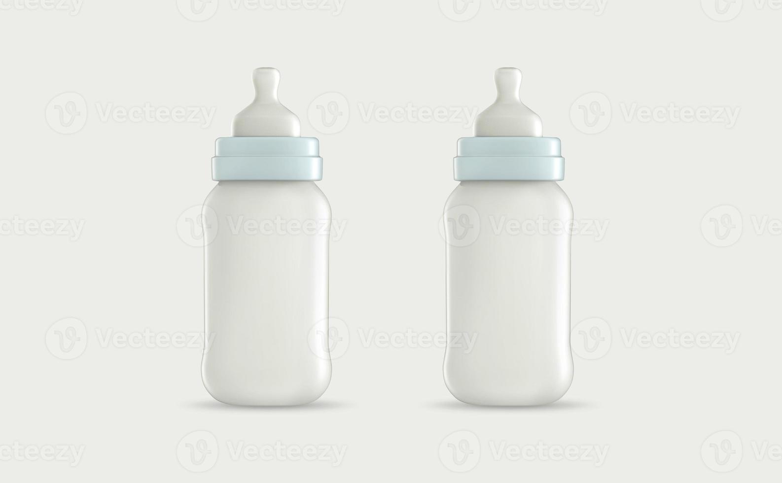 Milk bottle Mockup Design photo