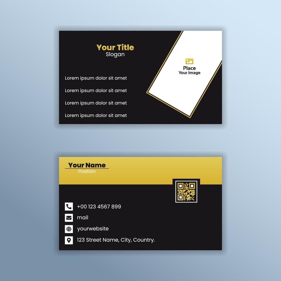 Real State, Medical Business card template vector