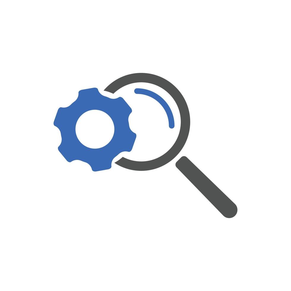 Search optimization icon. SEO optimization vector