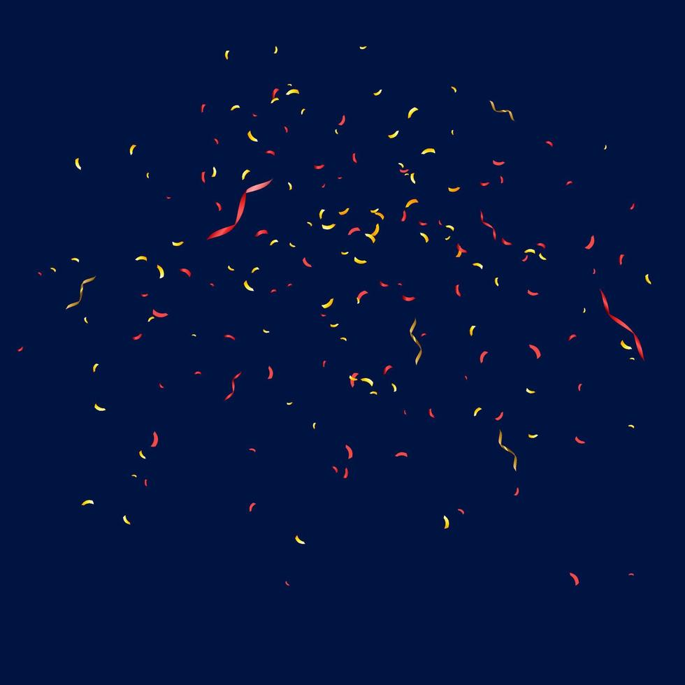 Colorful bright confetti background. Confetti burst. Festive vector illustration
