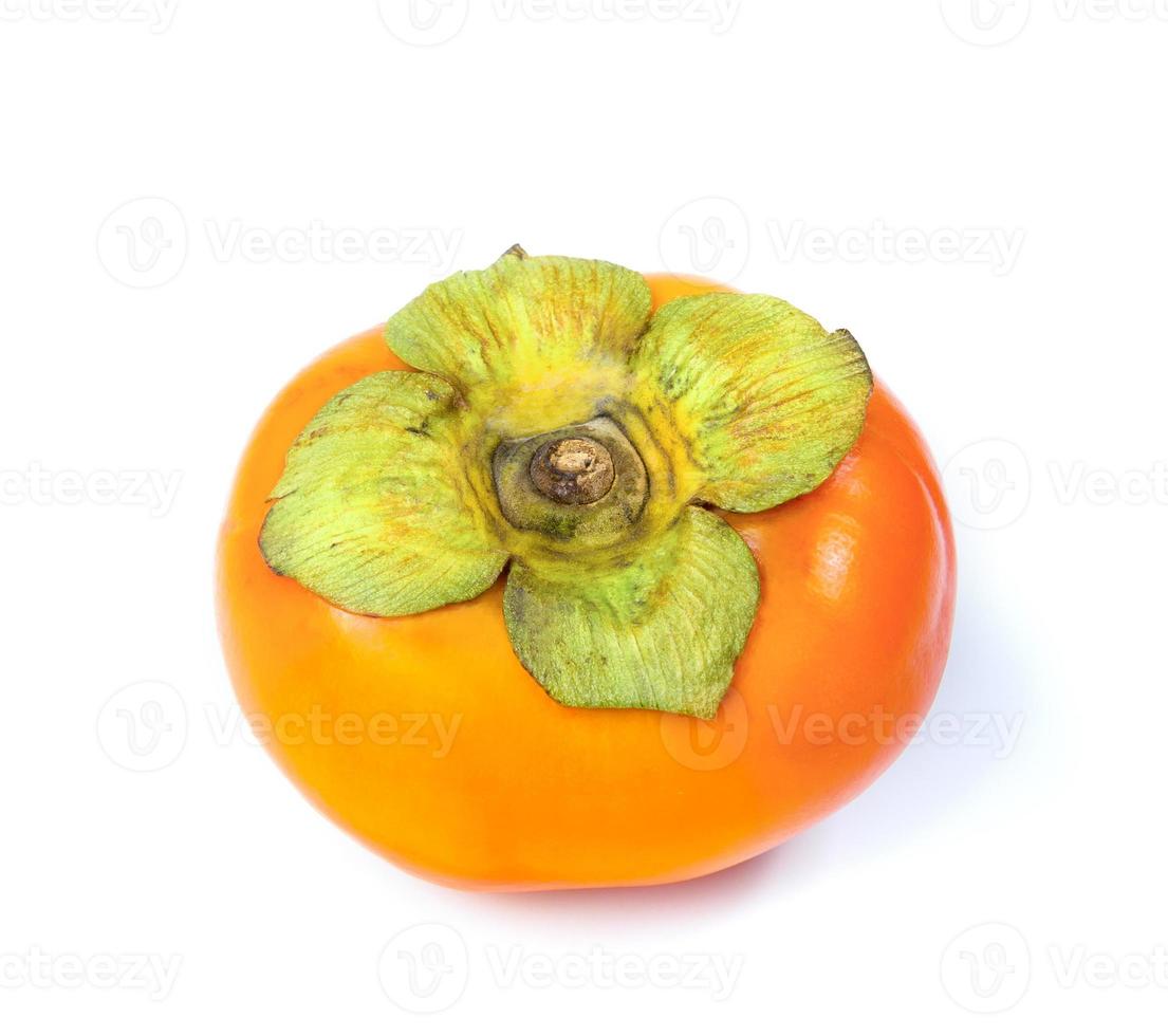Persimmon  isolated on white background photo