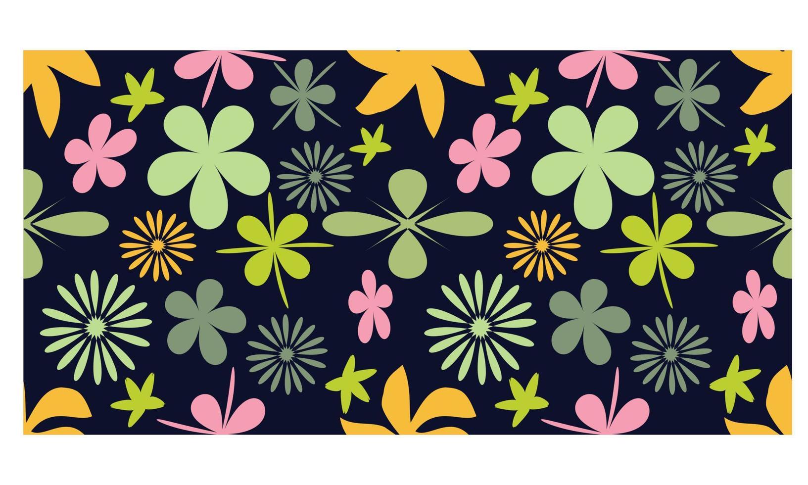 Repeated Pattern Leaves  Tree Allover Design  textile febric print vector