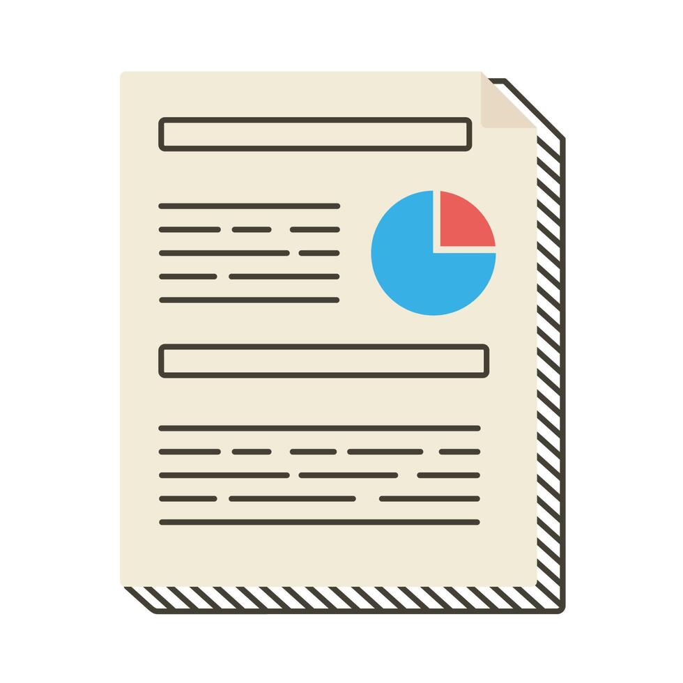 statistics pie in document vector
