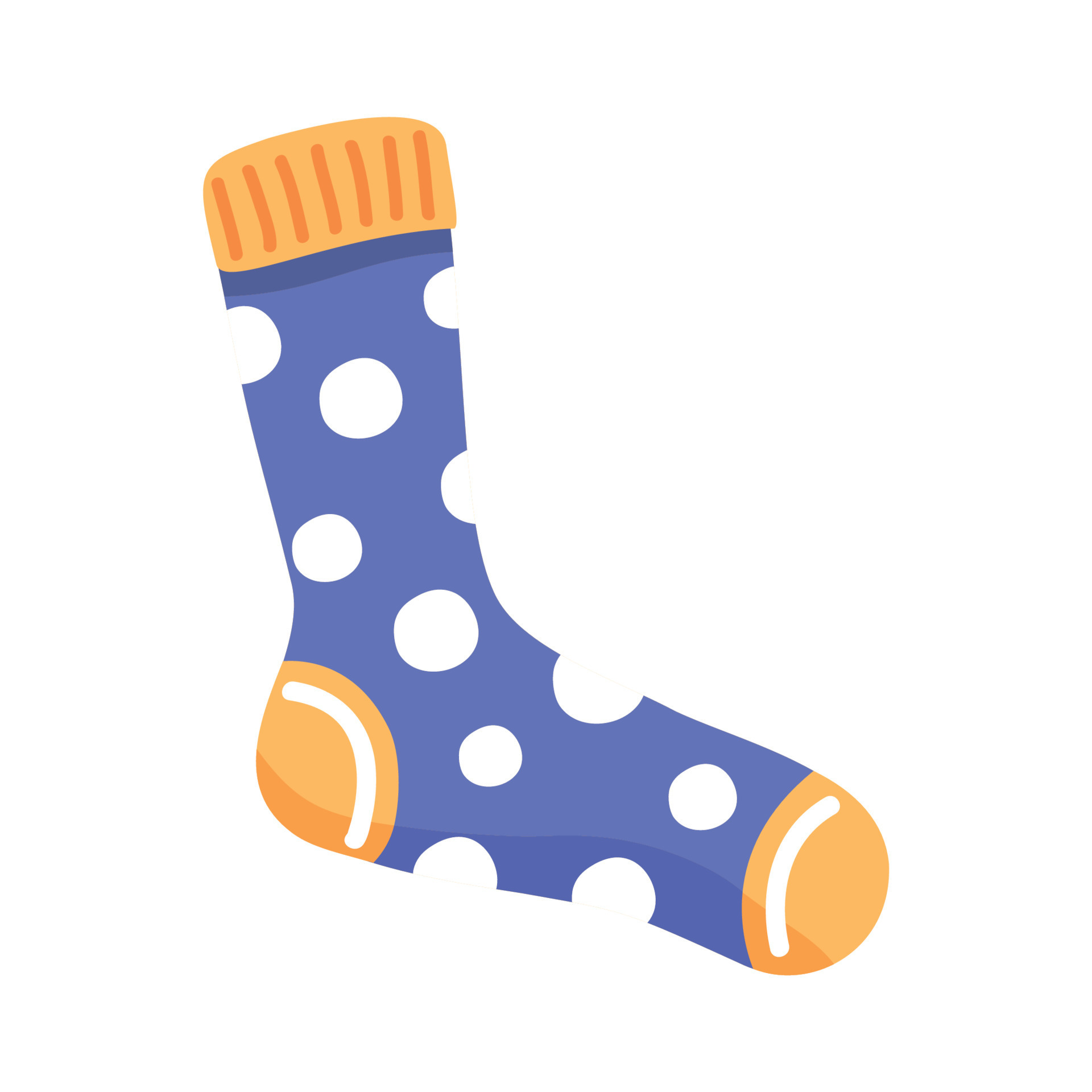 dotted sock colors 11088517 Vector Art at Vecteezy