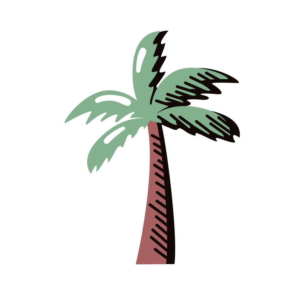 palmera tropical vector