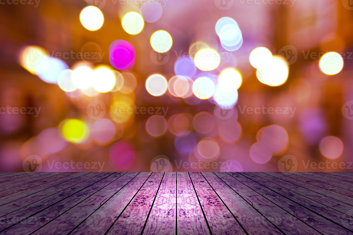 top desk with bokeh blur background,Christmas and Happy New Year photo