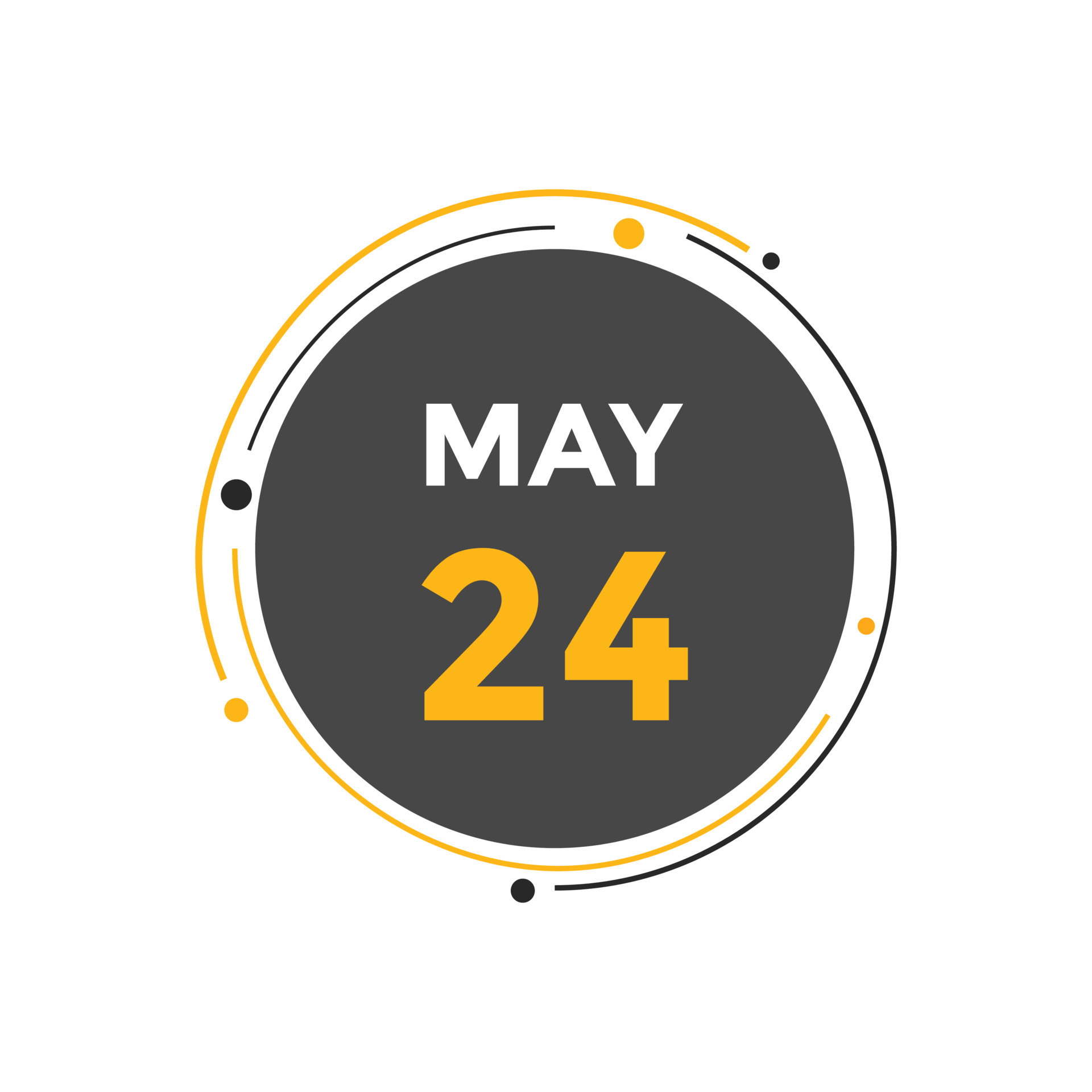 may 24 calendar reminder 24th may daily calendar icon template may 24 calendar reminder 24th may daily calendar icon template