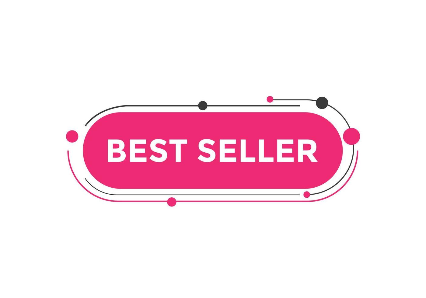 Best seller text button. speech bubble. Best seller Colorful web banner  template. vector illustration 11089196 Vector Art at Vecteezy