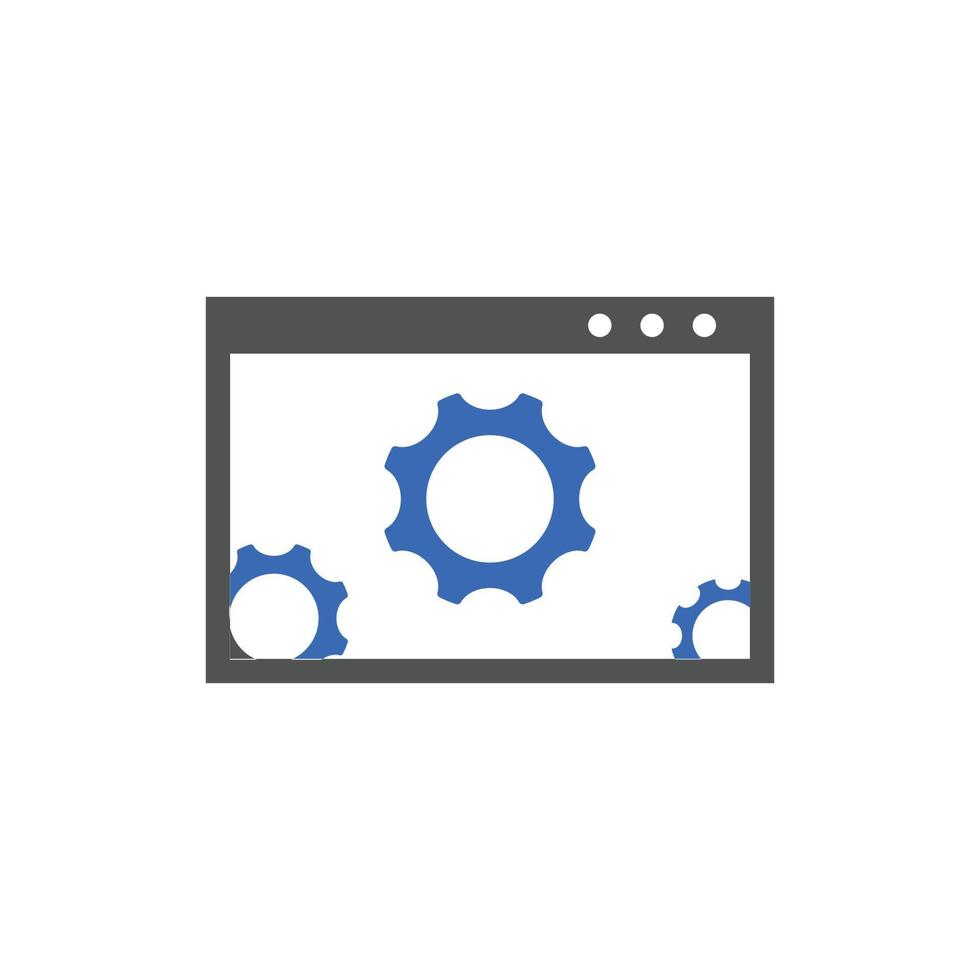 website optimization icons. website page development symbol icon. Concept for SEO and web design vector