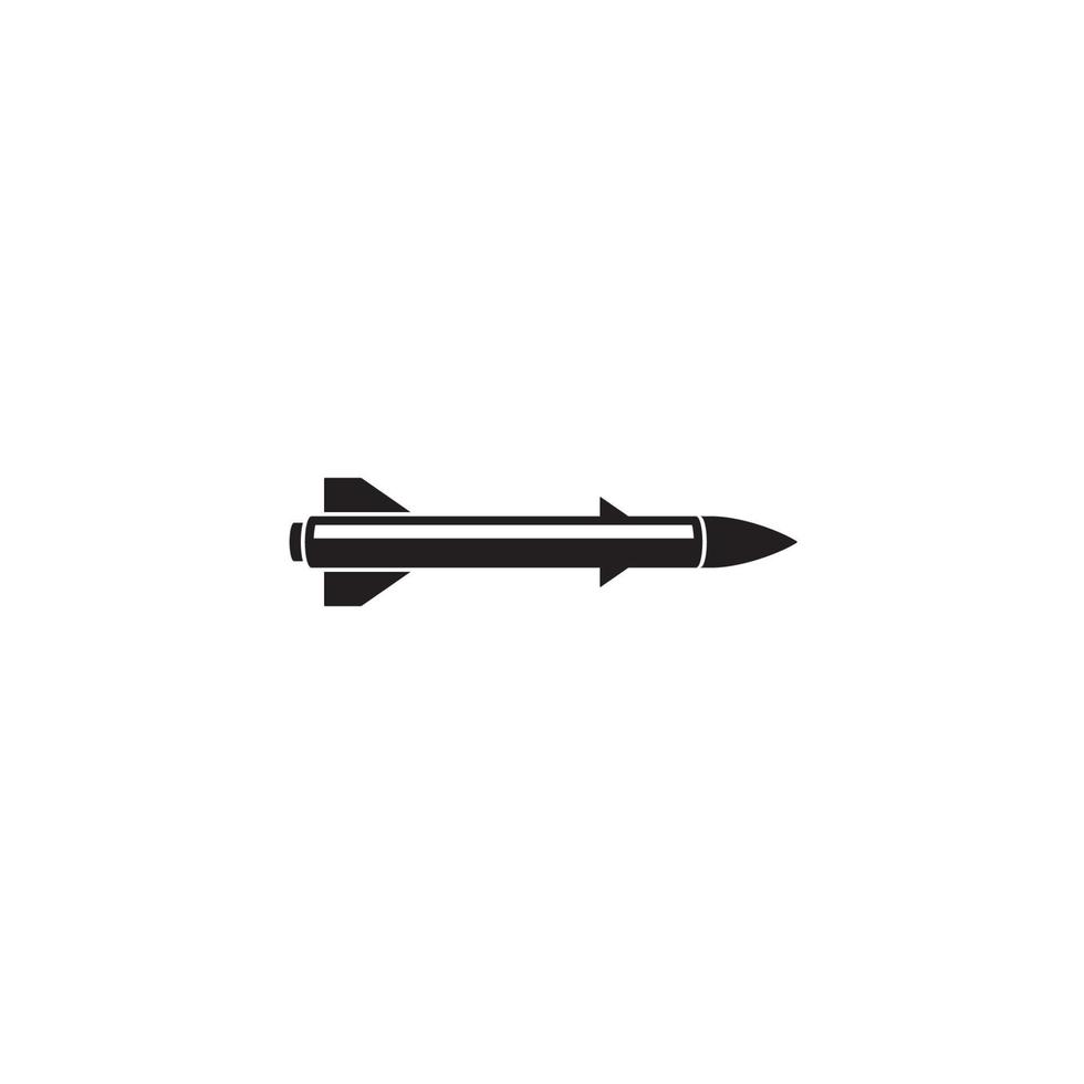 Missile logo or icon design vector