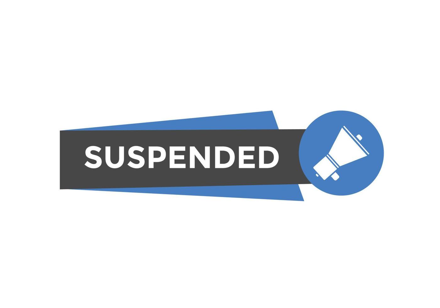 suspended text button. speech bubble. suspended Colorful web banner. vector illustration. suspended label sign template