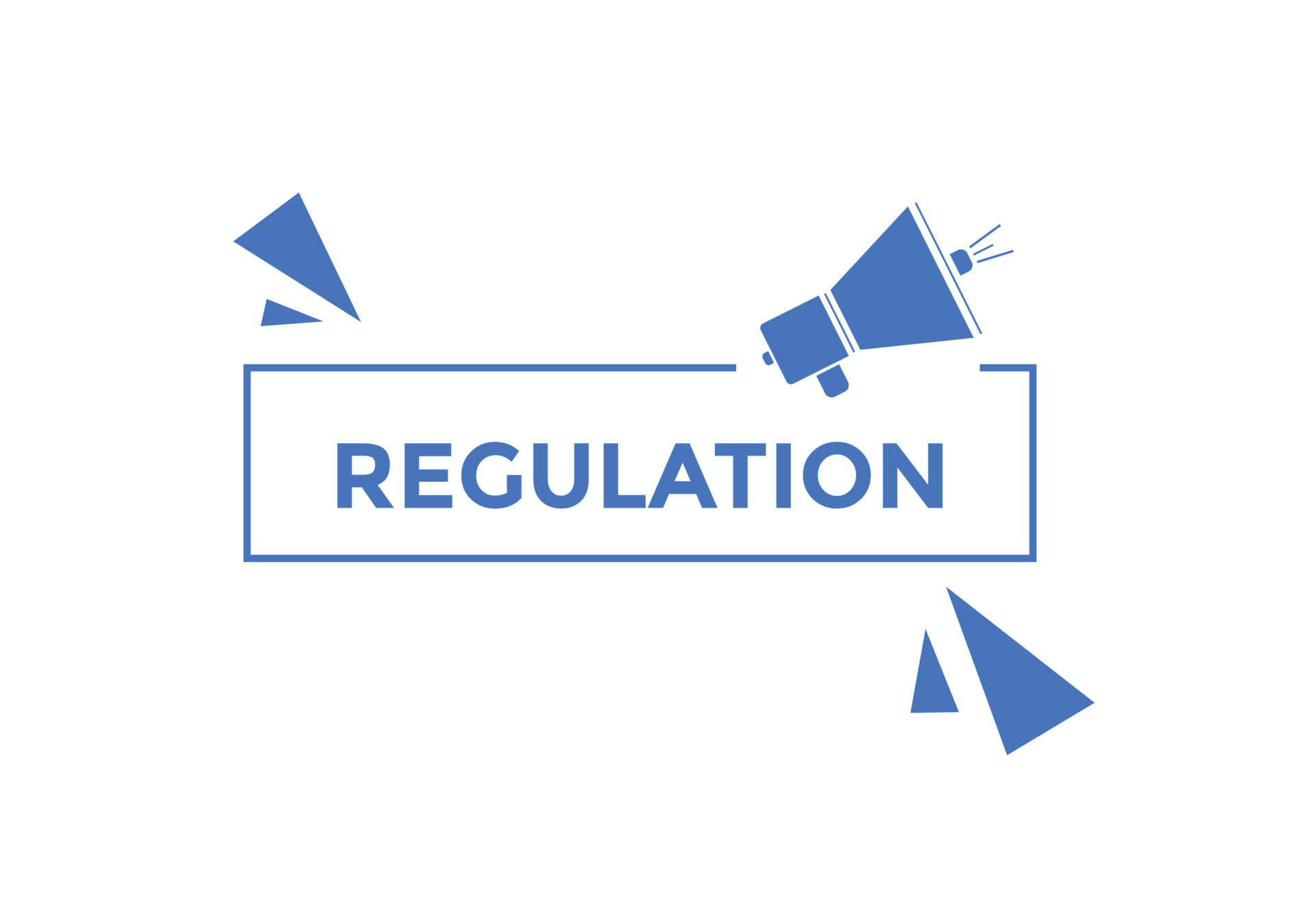 regulation text button. speech bubble. regulation Colorful web banner. vector illustration