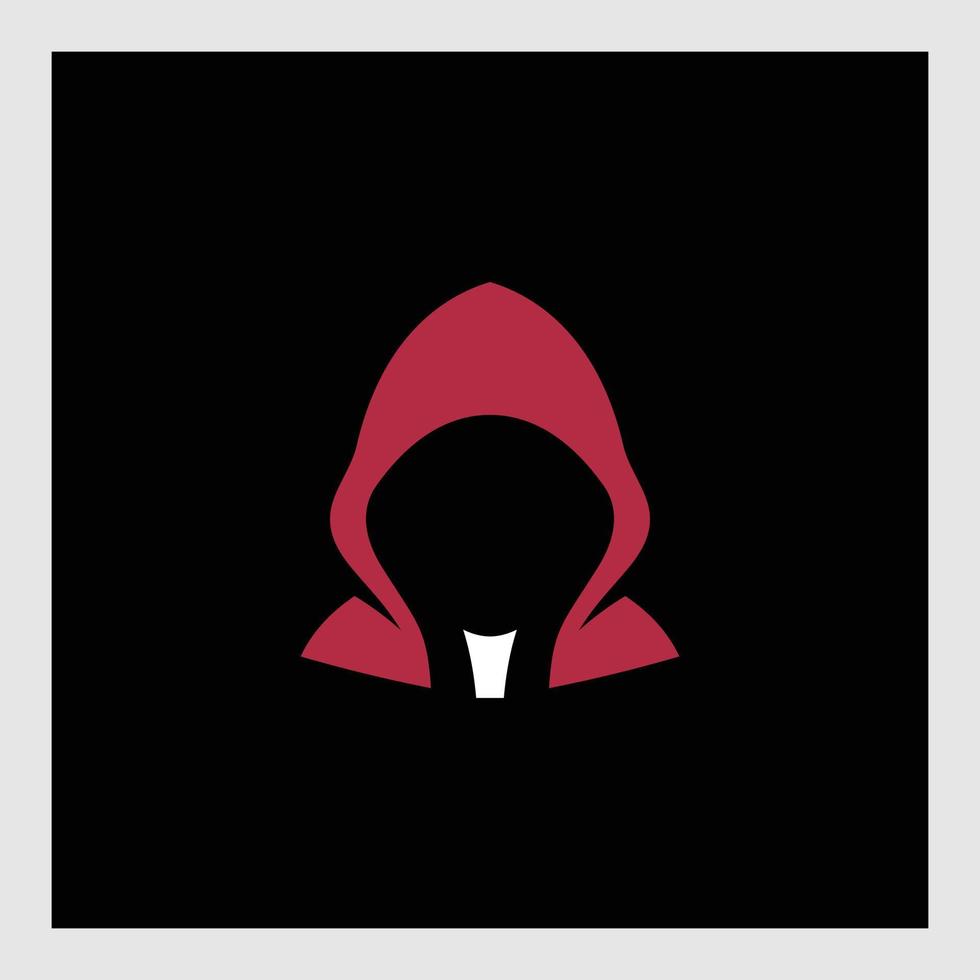 misterioso icono de pirata informático vector