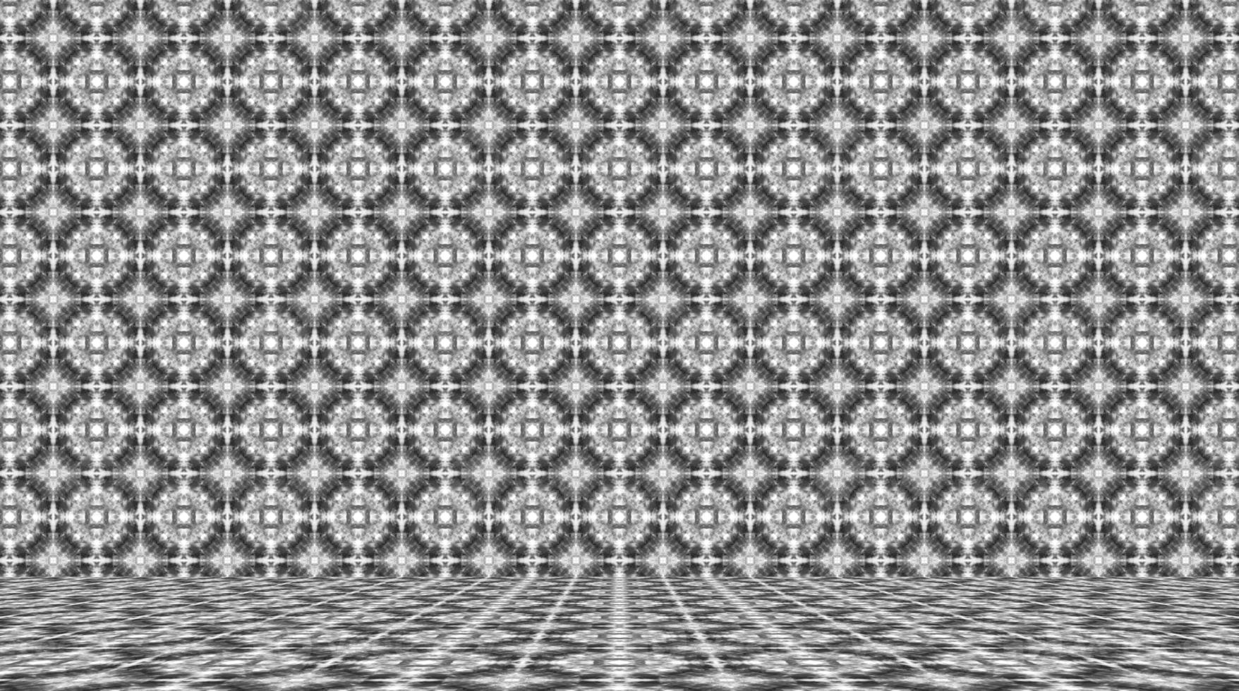 gray room with abstract pattern photo