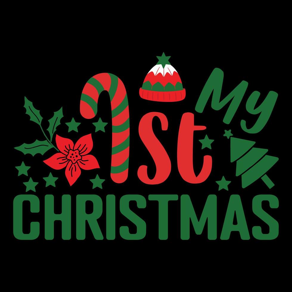 Christmas SVG T-Shirt Design vector